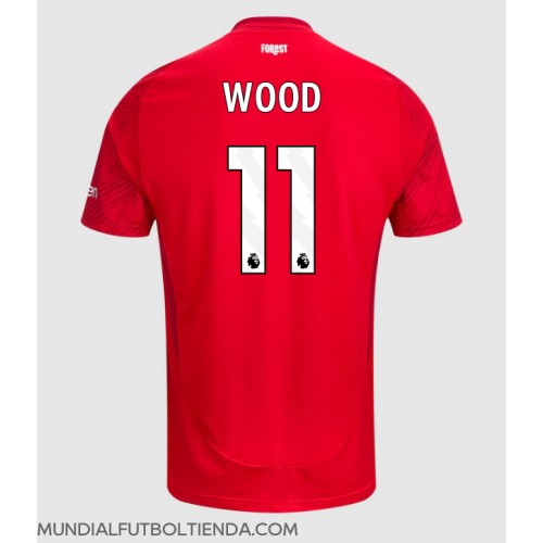Camiseta Nottingham Forest Chris Wood #11 Primera Equipación Replica 2024-25 mangas cortas